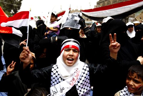 BM8: ARABMEN AND THE EXPATS Yemeni-woman-protest